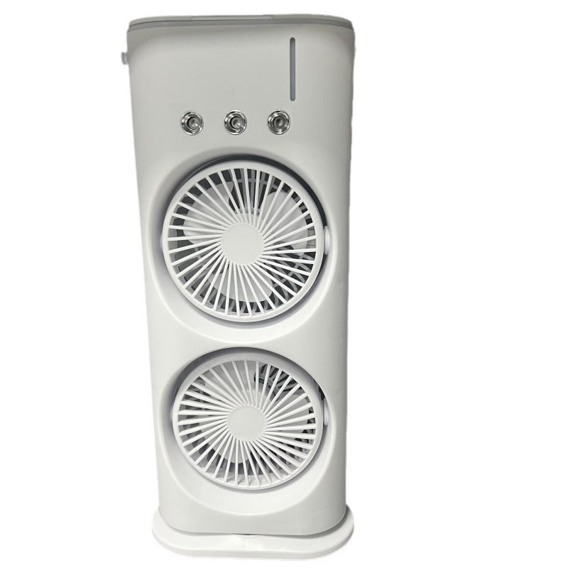 Climatiseur personnel à double extrémité, mini climatiseur portable rechargeable par USB, ventilateur de refroidissement