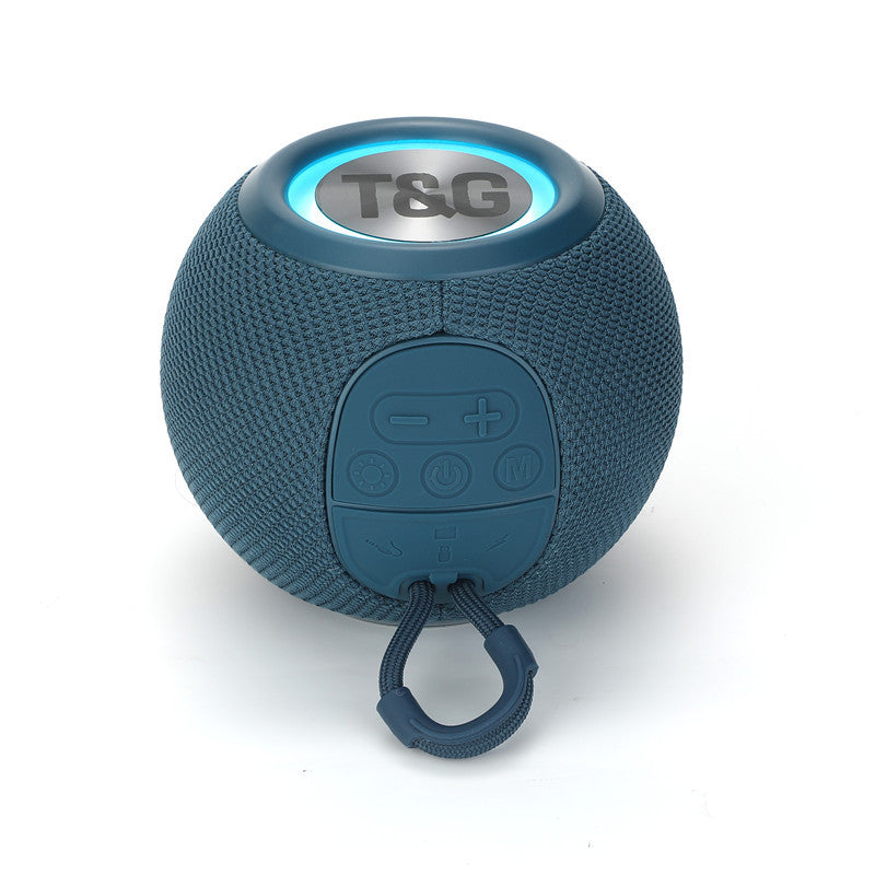 Enceinte Bluetooth TG337, haut-parleur sans fil en tissu, caisson de basses, mini enceinte Bluetooth portable