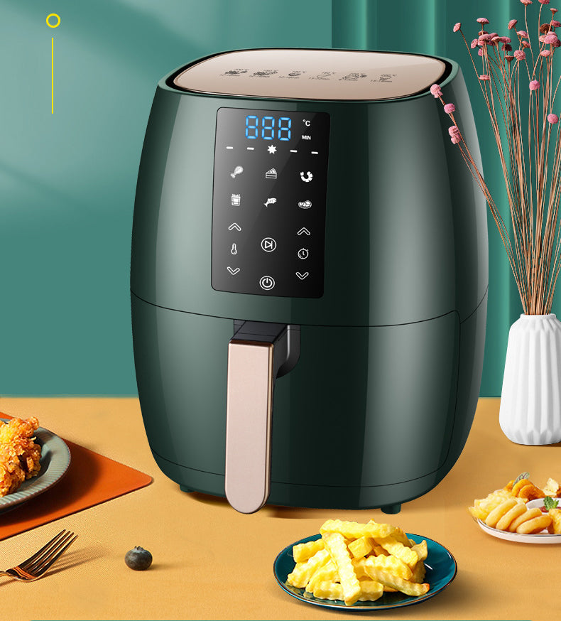 Appareils électroménagers Smart Touch Arrêt automatique Friteuse à air tactile grande capacité Friteuse à air visuelle 5,5 L