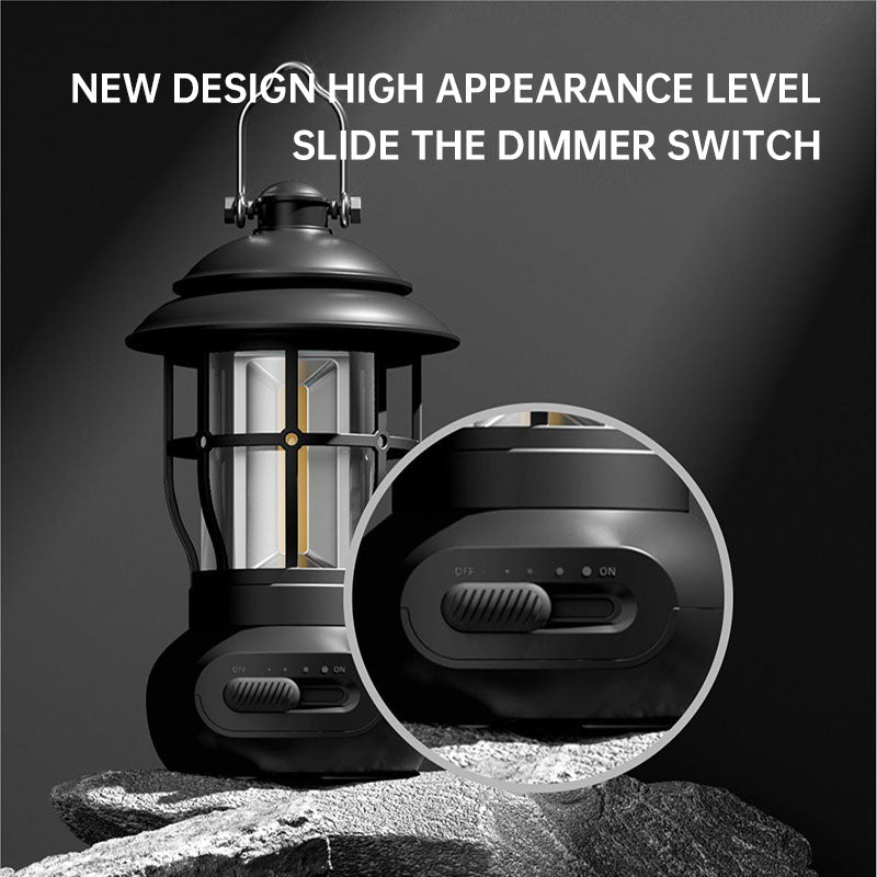 Camping Ligjt Outdoor Ambience Lighting Camping Light Vintage Horse Light Gift USB Charging Tent Camp Lamp