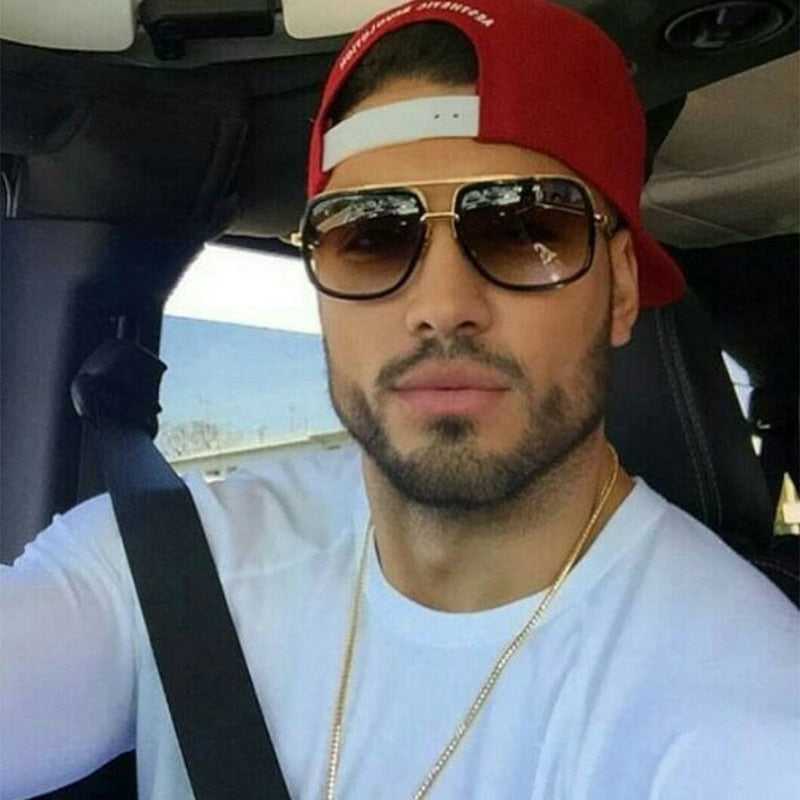 Lunettes de soleil carrées pour hommes et femmes