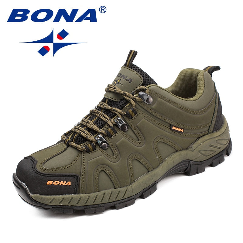 Chaussures de randonnée BONA Classics pour hommes, chaussures de sport à lacets pour hommes, baskets de jogging et de trekking en plein air