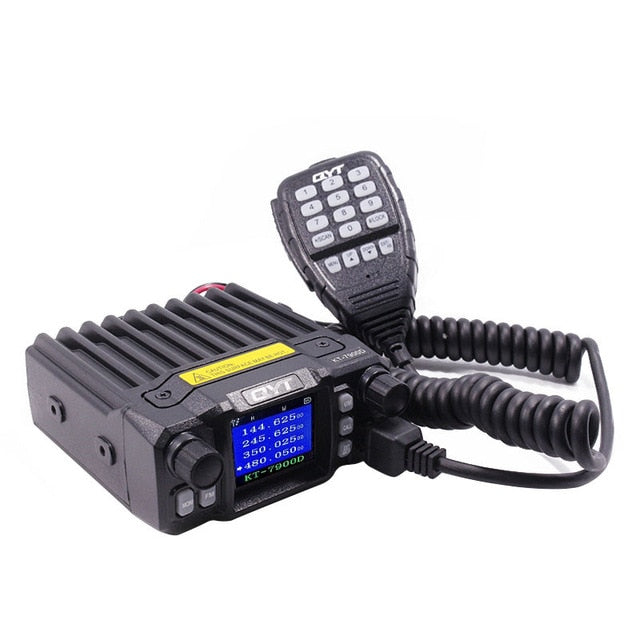 Mini radio mobile KT-7900D KT7900D quadri-bande, quadruple veille, 136-174 MHz/220-260 MHz/350-390 MHz/400-480 MHz, radio CB 4 bandes pour voiture