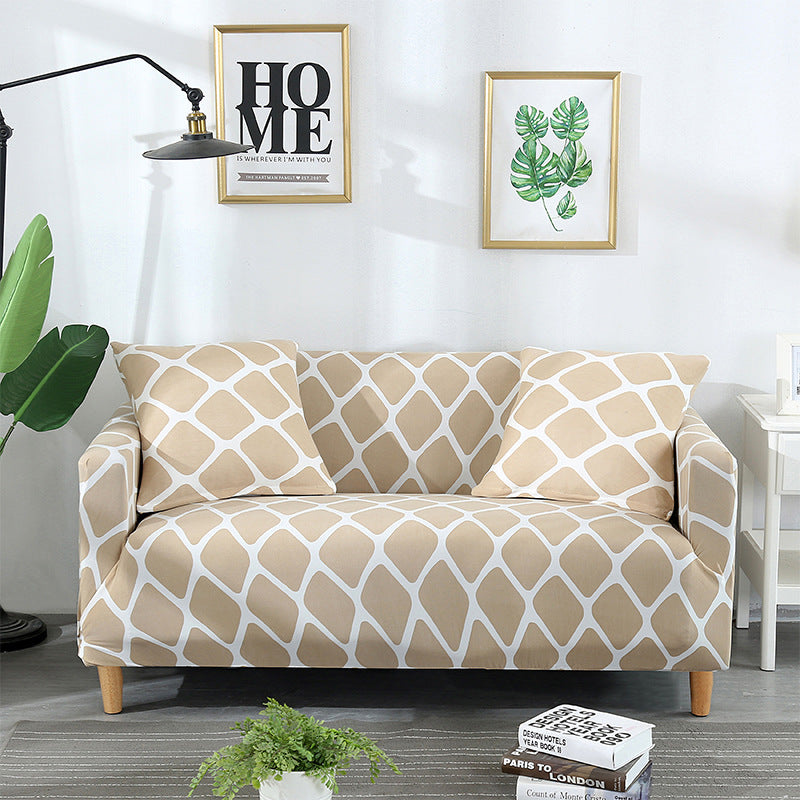 Printed sofa cover all inclusive elastic anti slip sofa cover sofa cover