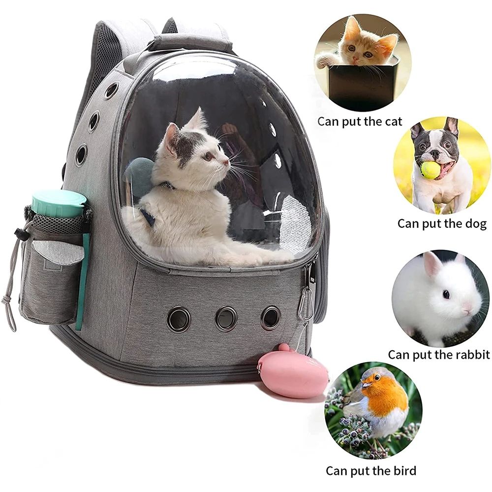 Sac à dos pour chat Pet Space, sac transparent et respirant, sac pliable pour chien