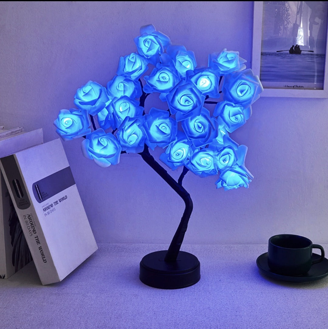 Nouvelle lampe LED pour arbre Sakura Rose Light Veilleuse décorative