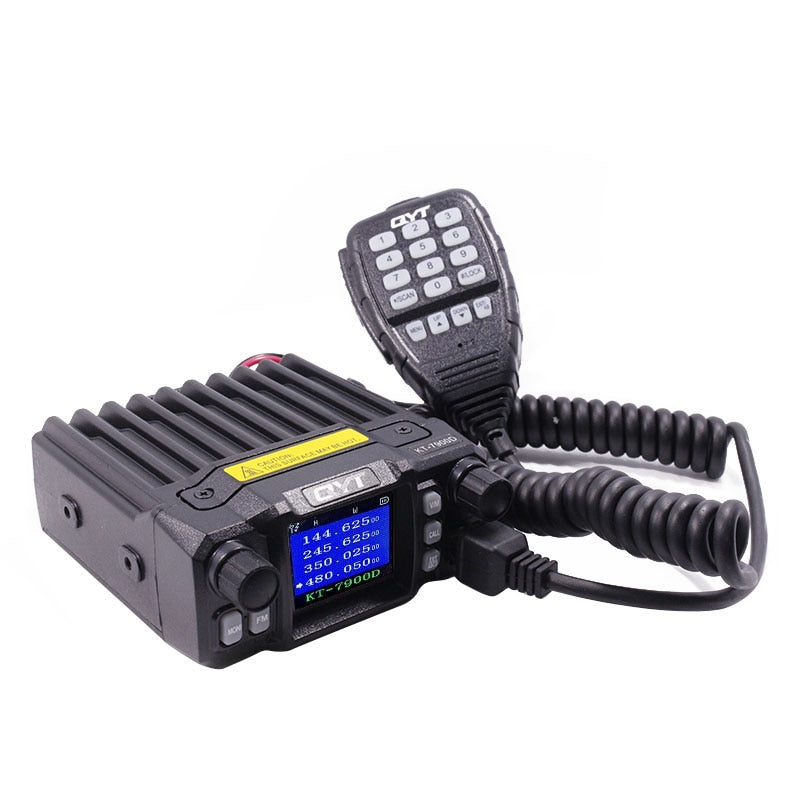 Mini radio mobile KT-7900D KT7900D quadri-bande, quadruple veille, 136-174 MHz/220-260 MHz/350-390 MHz/400-480 MHz, radio CB 4 bandes pour voiture