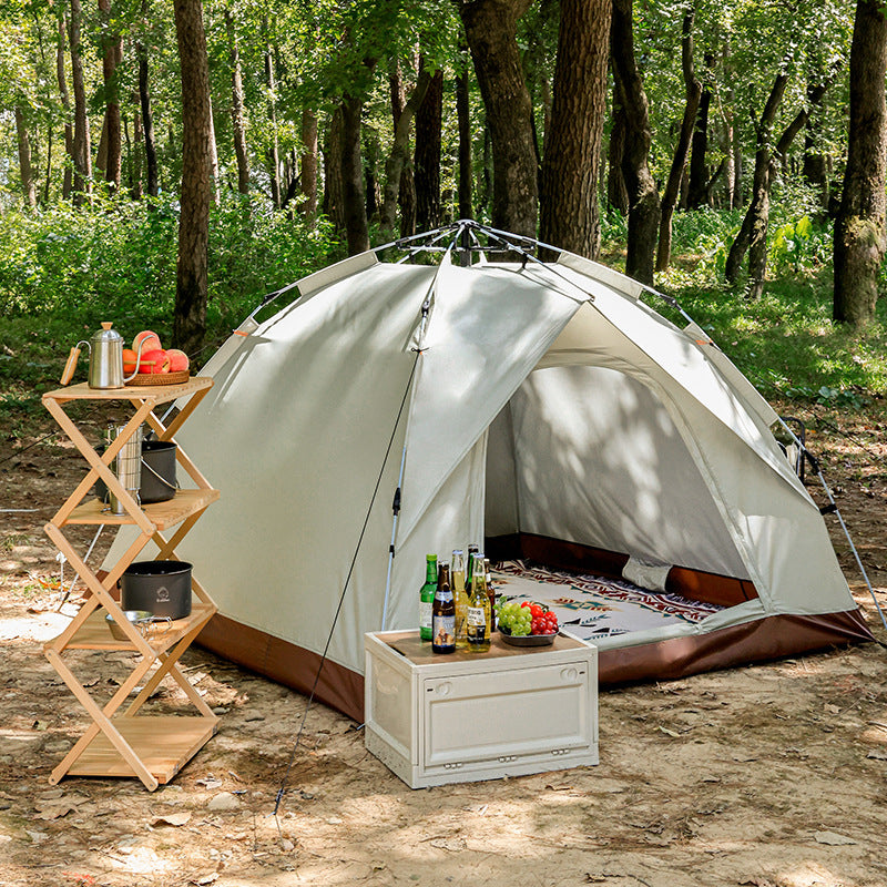 Tente de camping en plein air, tente entièrement automatique à ouverture rapide, protection contre la pluie et le soleil, tente portable