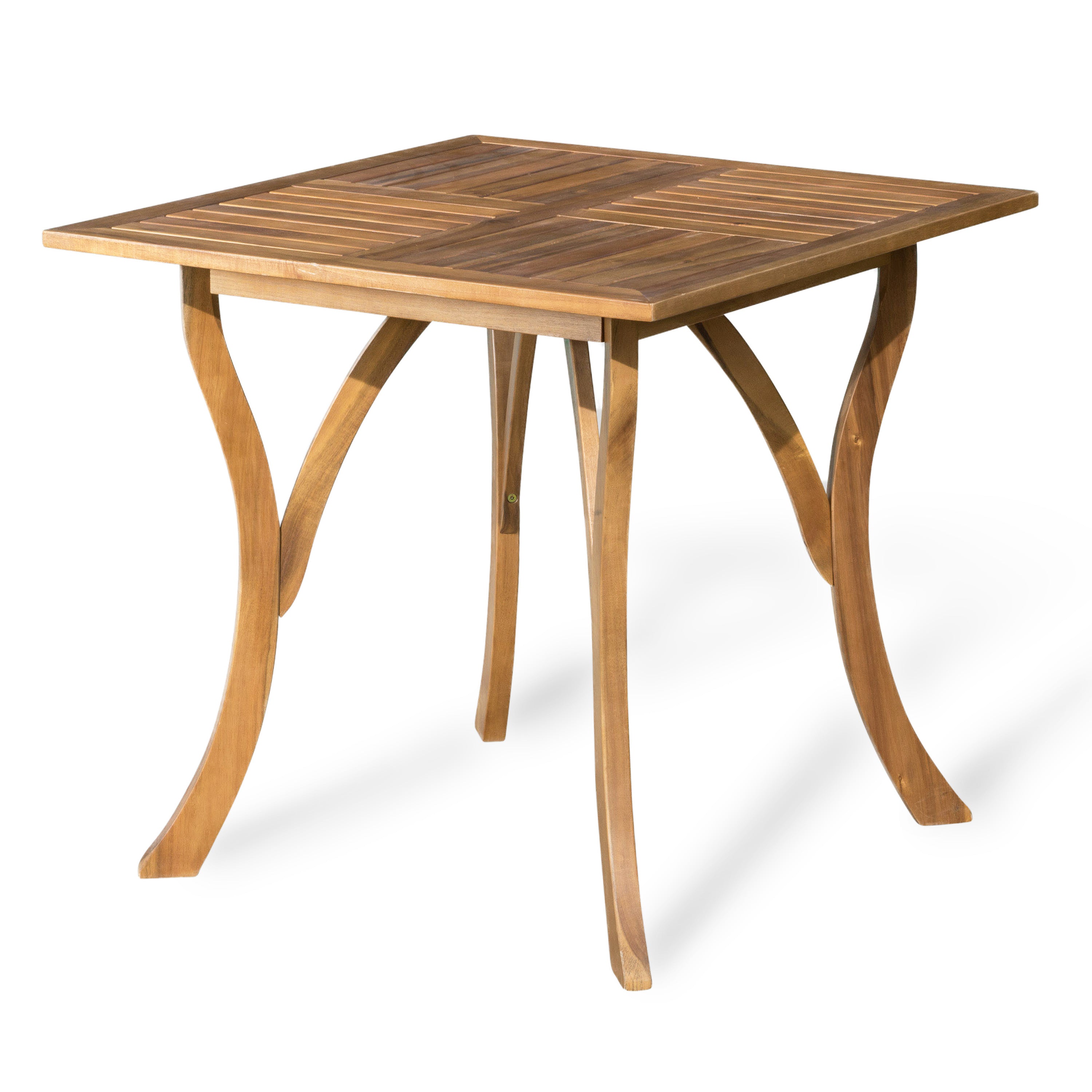 ENSEMBLE DE SALLE À MANGER EN BOIS 5 PIÈCES HERMOSA AVEC COUSSINS