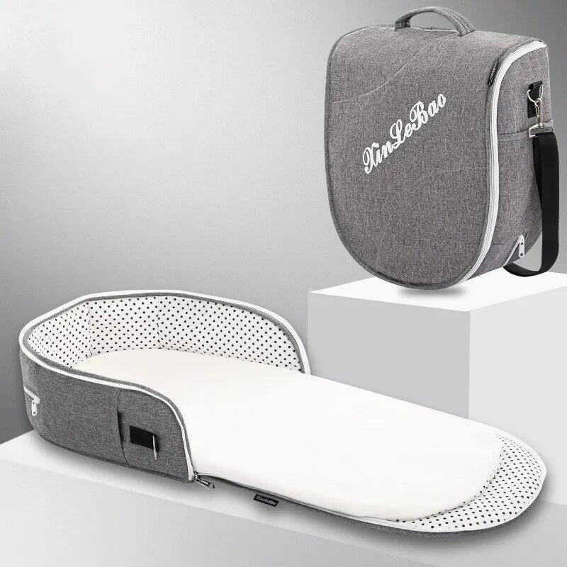 Lit bébé multifonction pliable pour nouveau-né, lit pour tout-petit, portable, protection solaire, moustiquaire, lit de camping pour nourrisson, lit de voyage