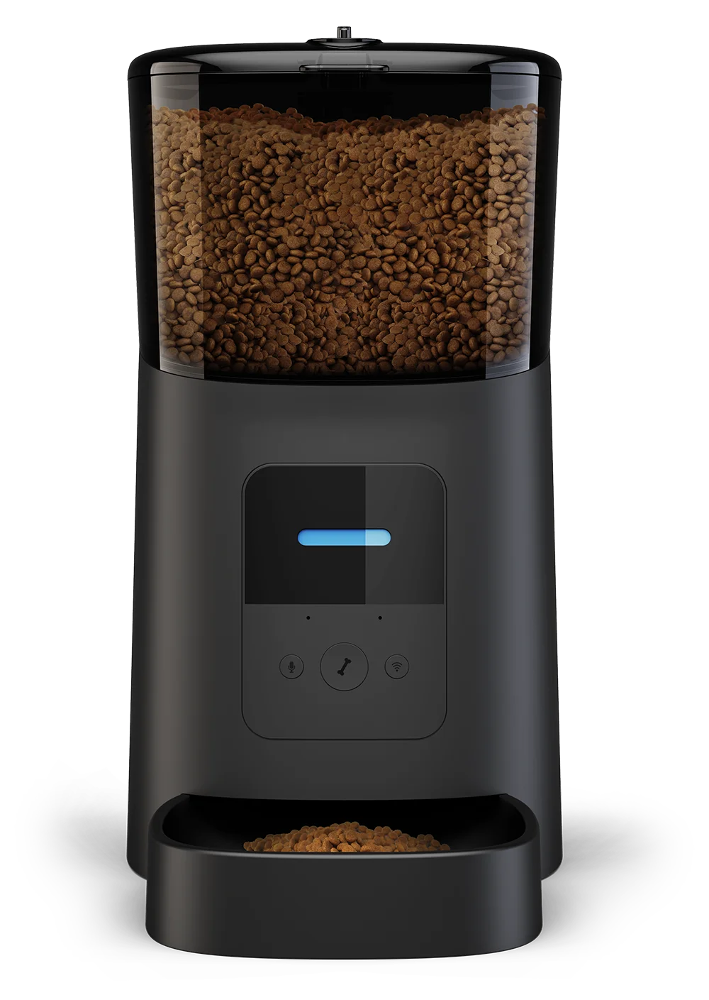 Distributeur automatique de nourriture pour chiens et chats Smart Feed, distributeur de nourriture pour animaux de compagnie compatible Wi-Fi, application pour smartphone pour iPhone, enregistreur vocal et alimentation programmable