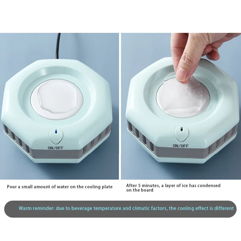 Refroidisseur de boissons intelligent, refroidisseur rapide, tasse de refroidissement électrique, mini réfrigérateur de bureau pour cola et vin