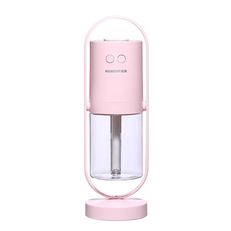 Mini veilleuse atomisante USB avec humidificateur et projection colorée pour chambre à coucher