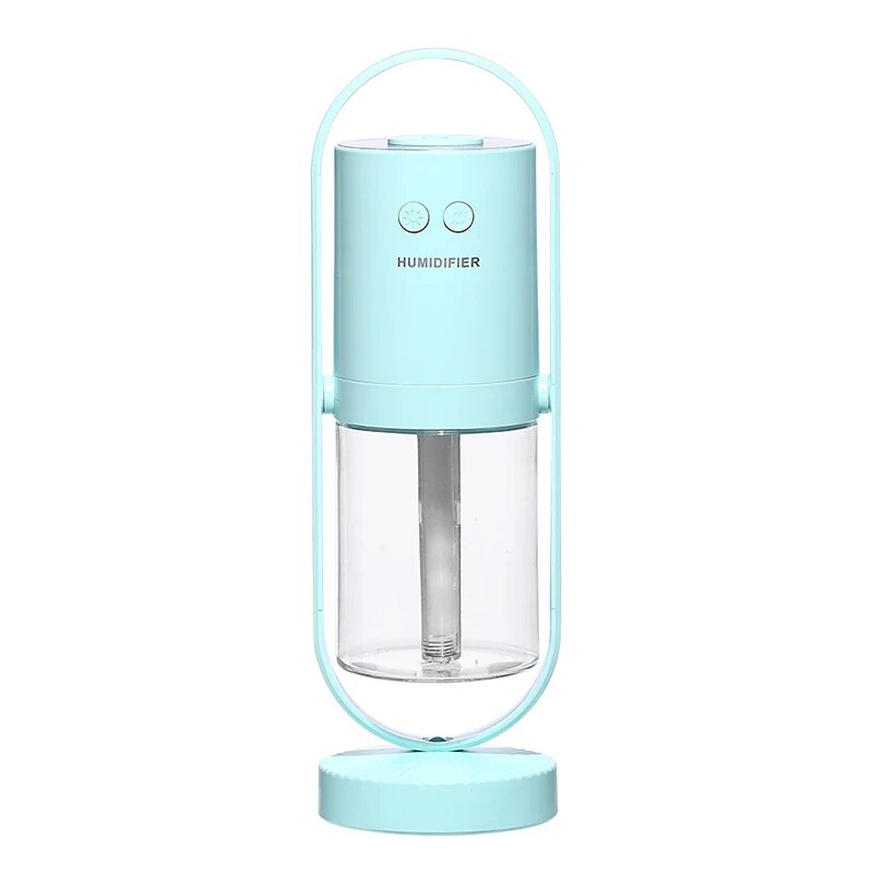 Mini veilleuse atomisante USB avec humidificateur et projection colorée pour chambre à coucher
