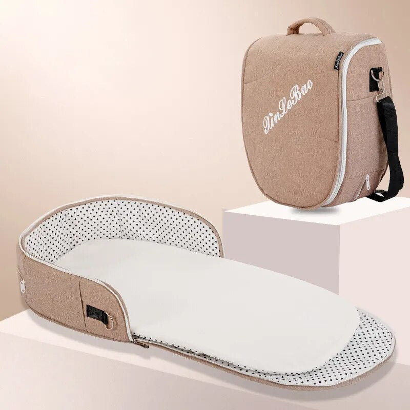 Lit bébé multifonction pliable pour nouveau-né, lit pour tout-petit, portable, protection solaire, moustiquaire, lit de camping pour nourrisson, lit de voyage
