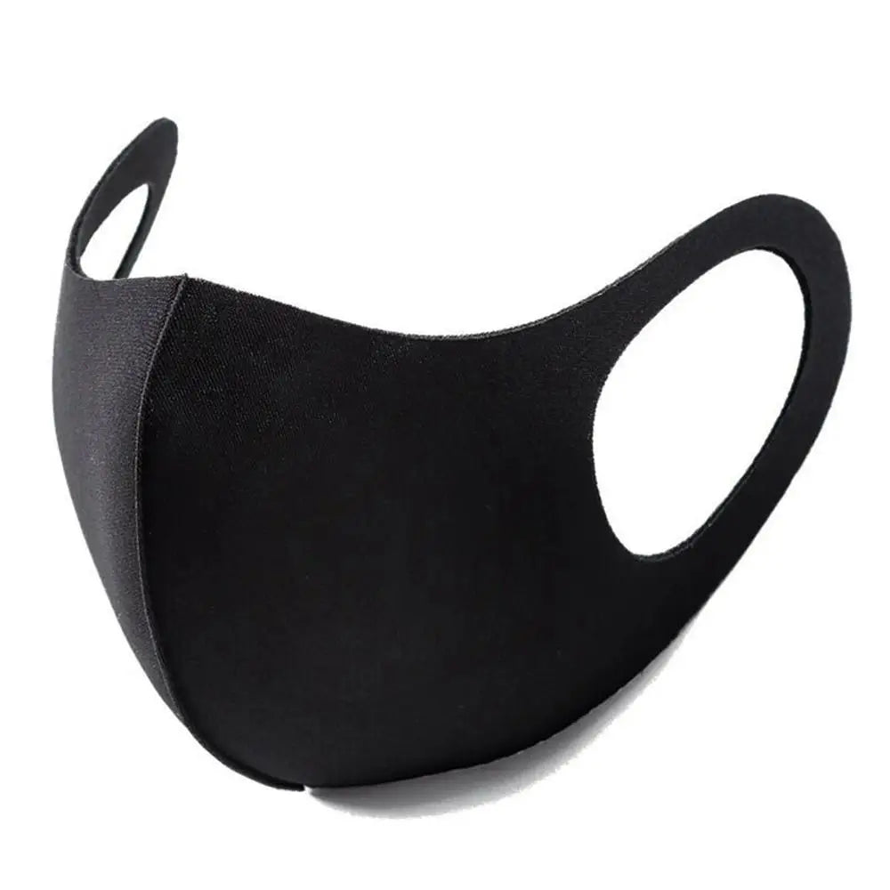 1 masque buccal PM2.5 anti-brume, masque anti-poussière noir, filtre nasal, moufle coupe-vent, tissu antibactérien, respirateur, soins du visage
