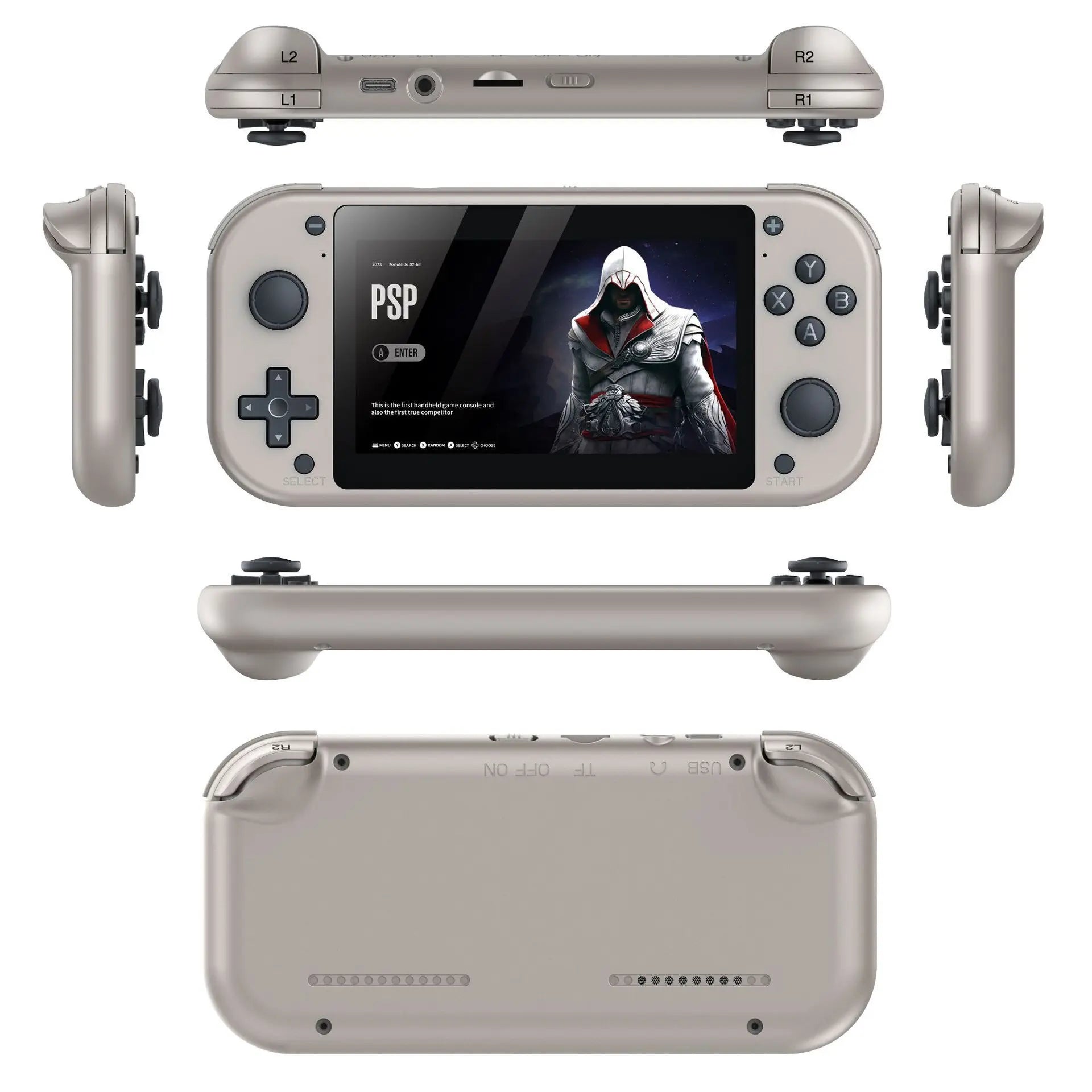 Console portable M17 Console Écran LCD 4,3 pouces Rétro Portable Jeu Vidéo 20000 + Lecteur Vidéo 25 Simulateurs Intégré