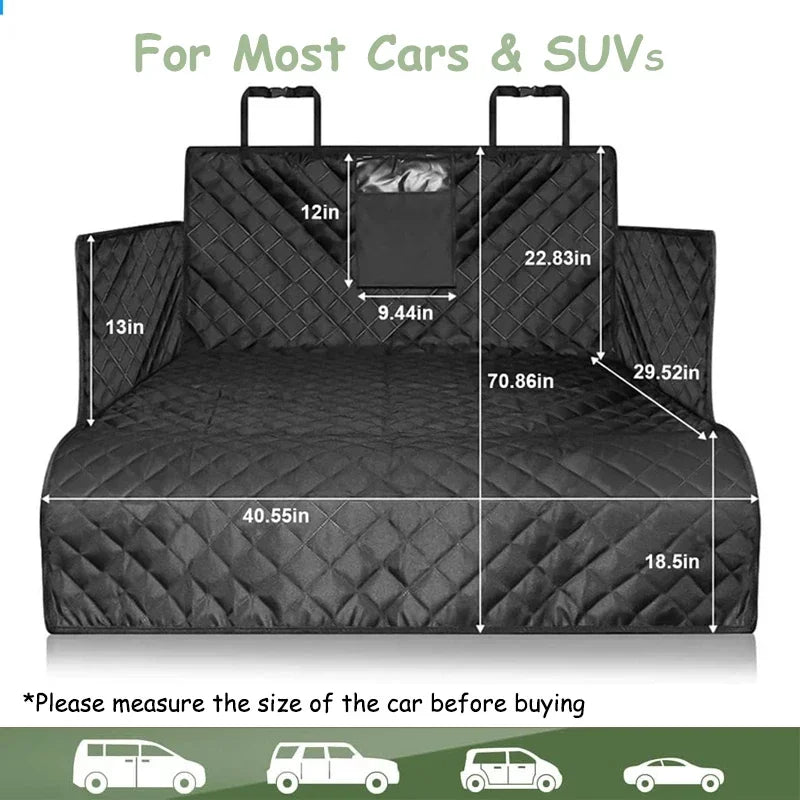 Housse de siège auto pour chien, imperméable, pour transport de voyage, hamac, protection pour siège arrière de voiture, tapis de transport de sécurité pour chiens