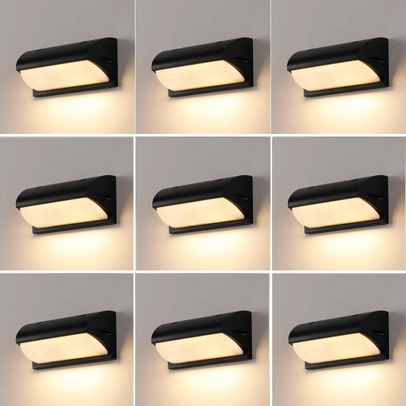 Led Outdoor Lights Wall Light Waterproof IP65 Motion Sensor Led Lighting Porch Lights Balcony Garden Lights Outdoor Wall Lamp