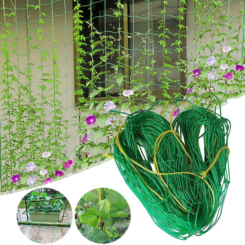 Filet de jardin pour plantes grimpantes, treillis en nylon pour plantes grimpantes, accessoires de filet de jardin, vigne de concombre