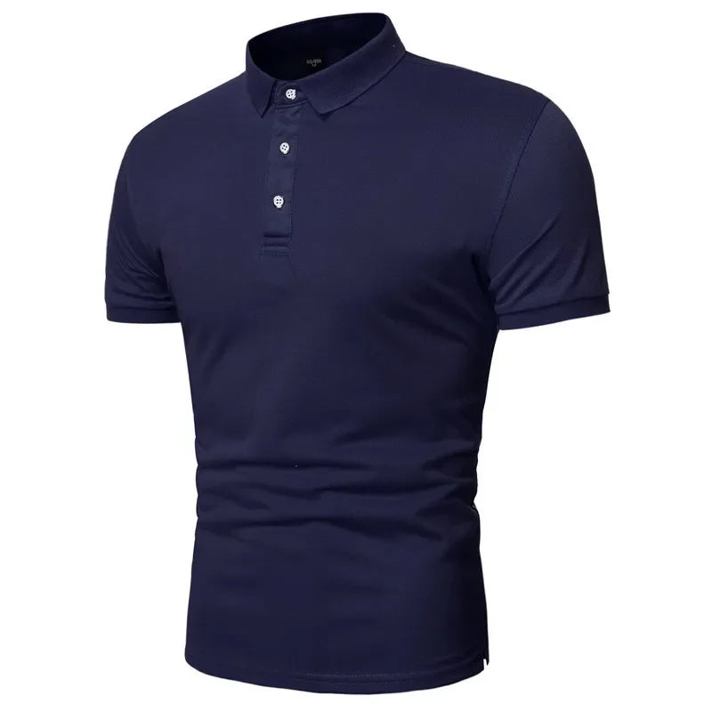 100% Cotton Polo Men Shirt Short Sleeve Polo Shirt Contrast Color Polo Summer Streetwear Casual Fashion Men tops