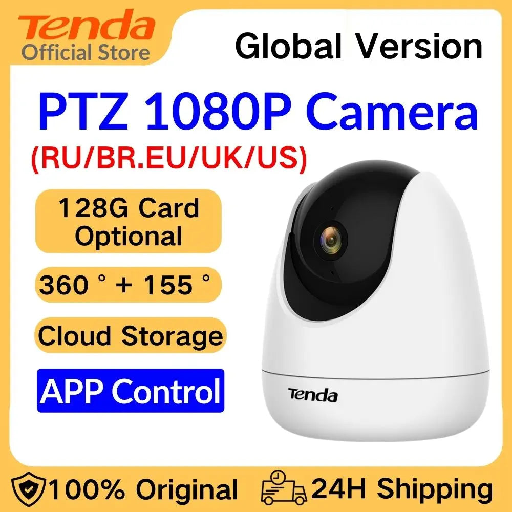 Caméra de surveillance Tenda CP3 1080P Full HD 2 Mpx, Wifi, IP, sécurité pour enfants, babyphone vidéo, mini caméra de sécurité