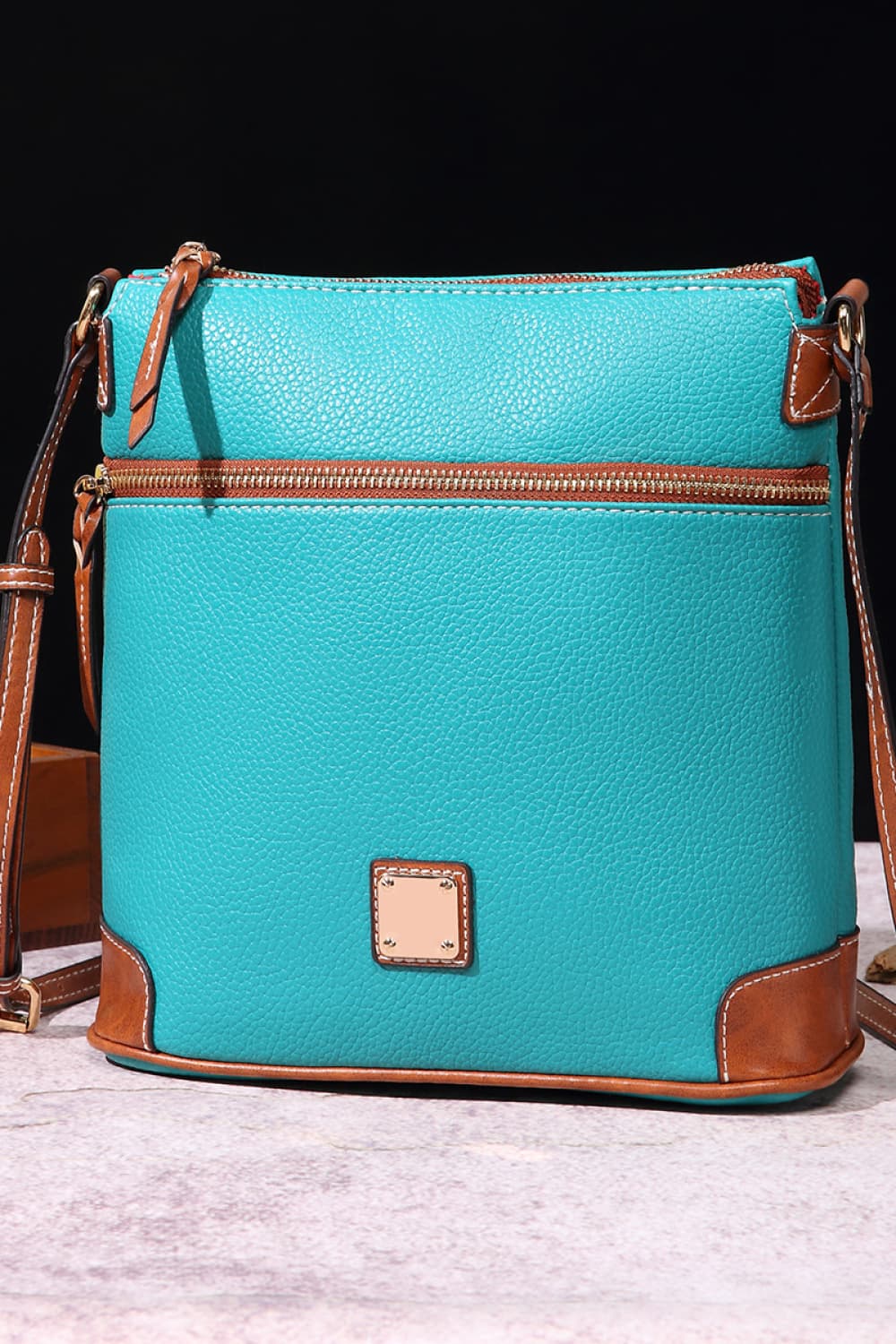 Sac à bandoulière en cuir PU