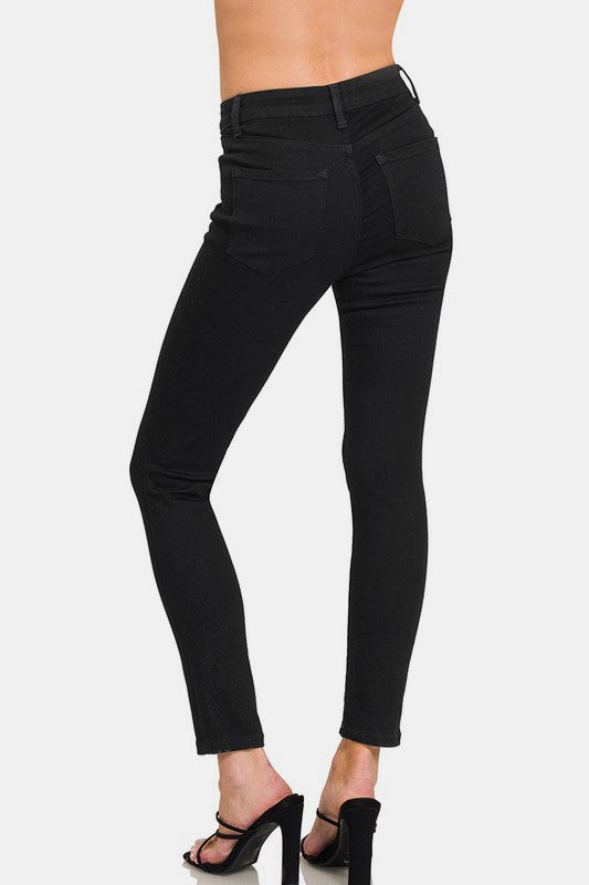 Jean skinny taille haute Zenana avec poches