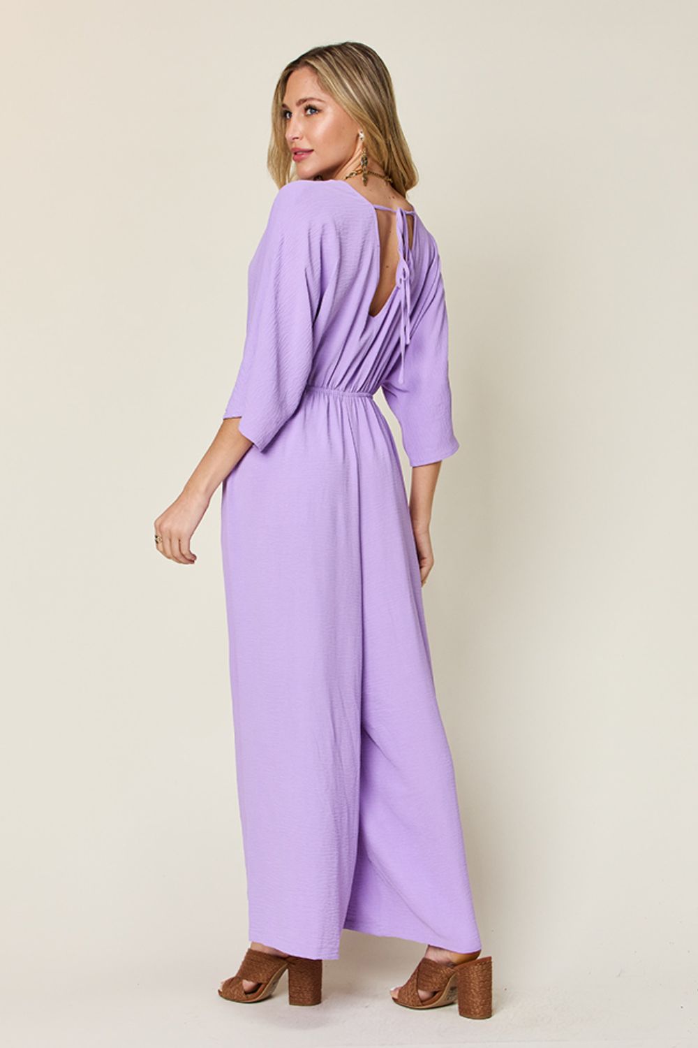 Combinaison à jambes larges et surplis Double Take avec poches