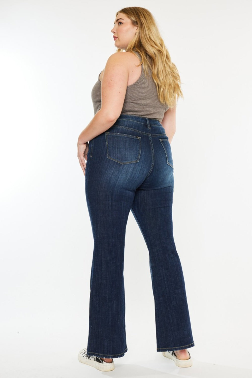 Jean évasé Kancan taille mi-haute