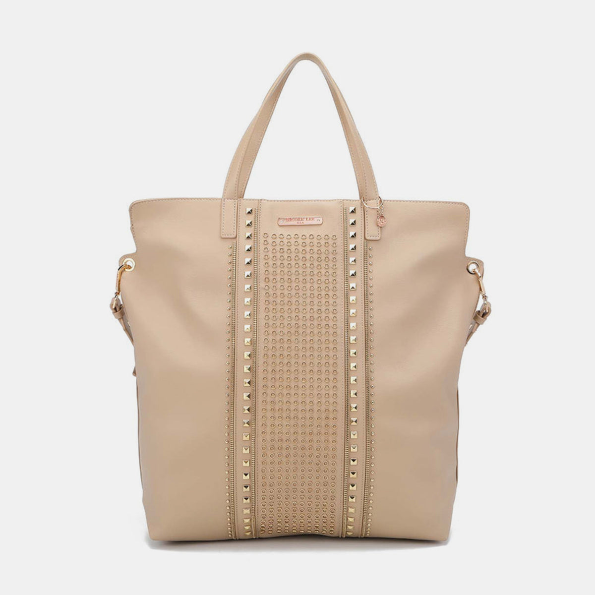 Grand sac fourre-tout clouté Nicole Lee USA