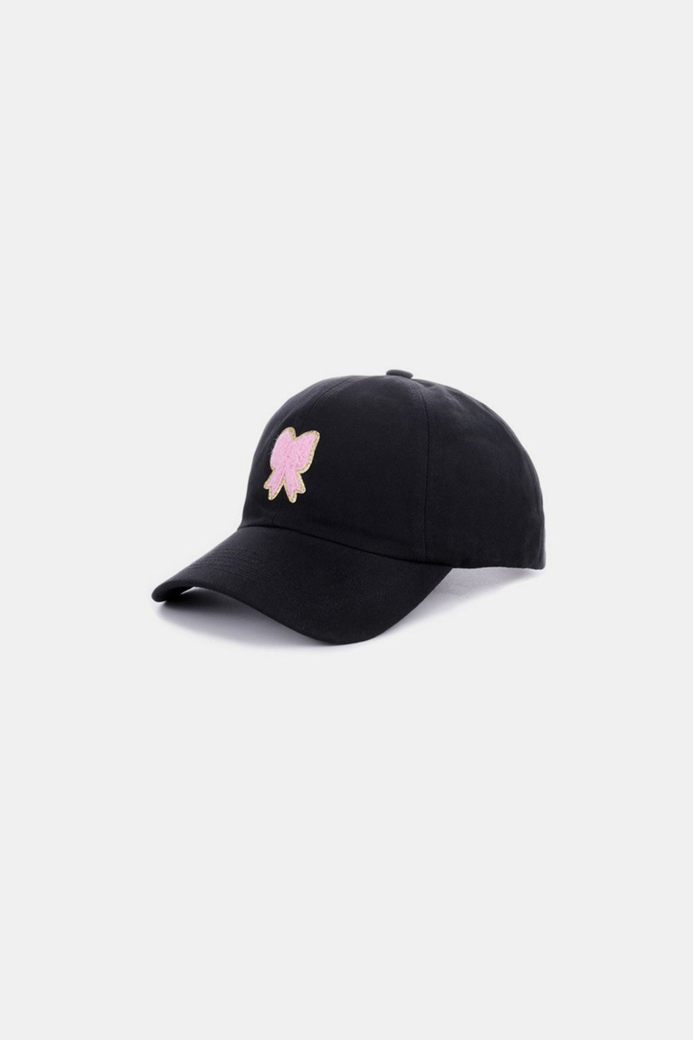 Casquette de baseball Zenana avec patch en chenille et nœud en ruban
