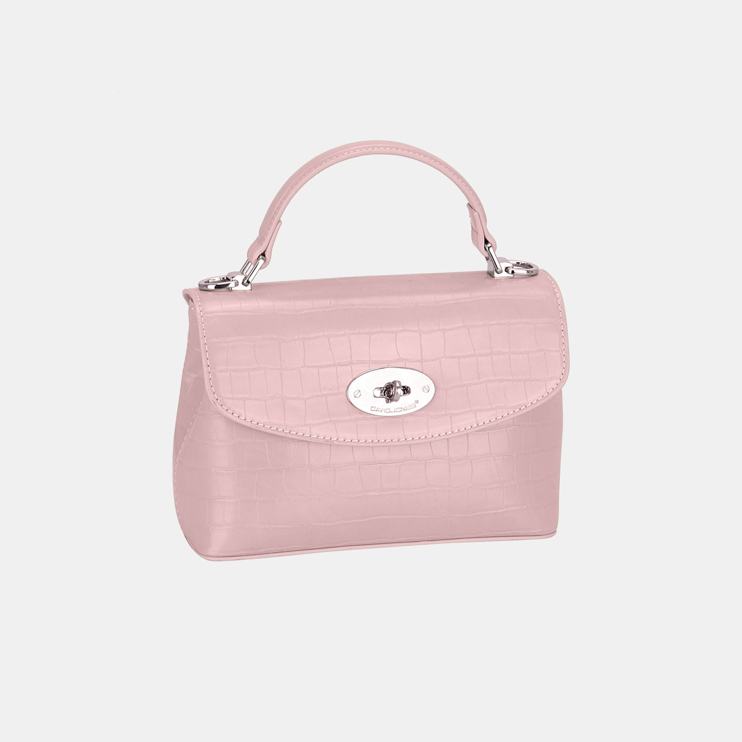 Sac à main en cuir PU texturé David Jones