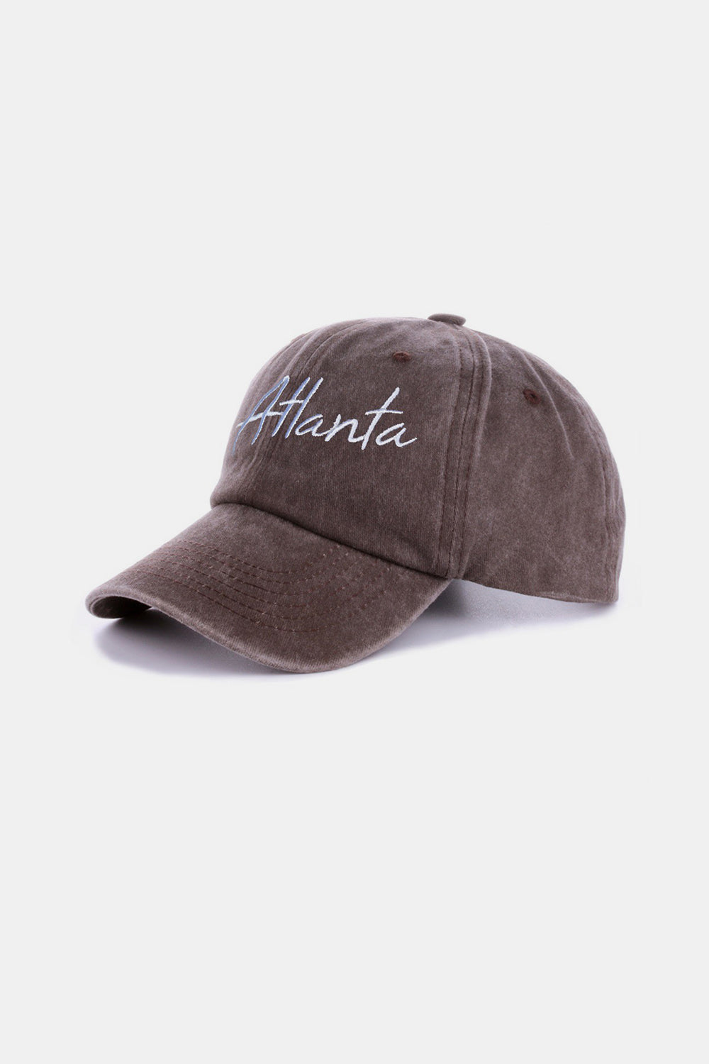 Casquette de baseball brodée Zenana Washed ATLANTA