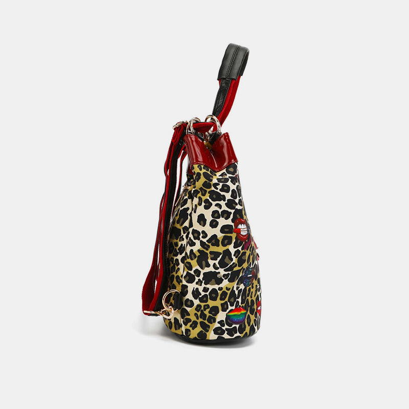 Sac à dos seau multifonctionnel en nylon Nicole Lee USA