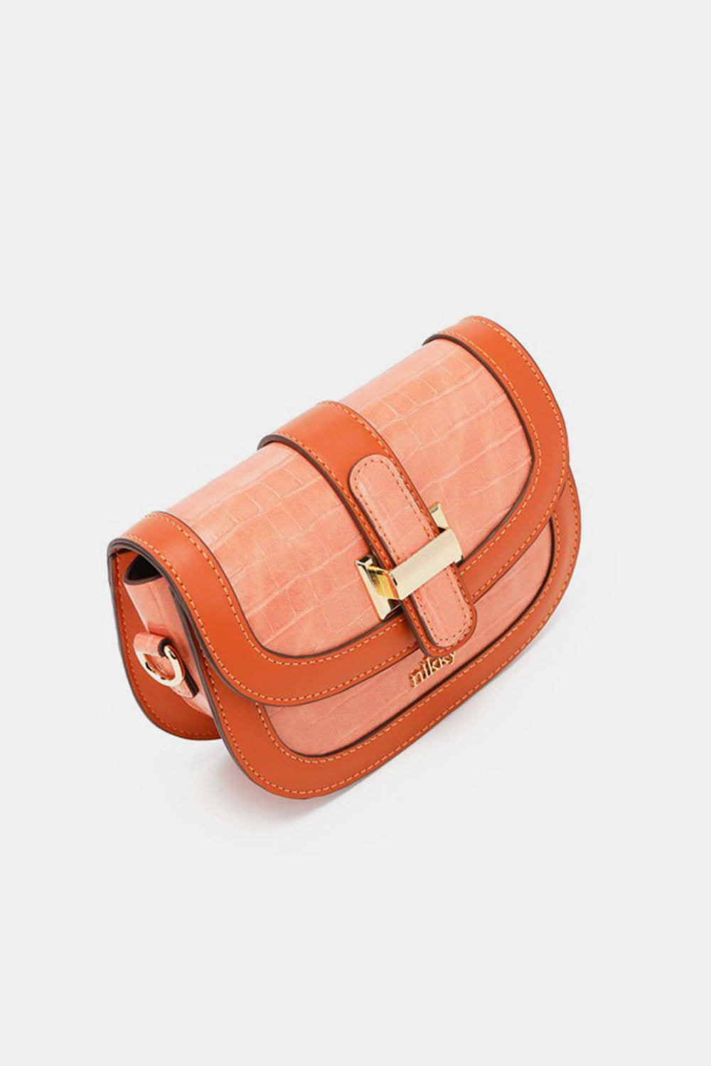 Sac bandoulière en relief crocodile Nicole Lee USA