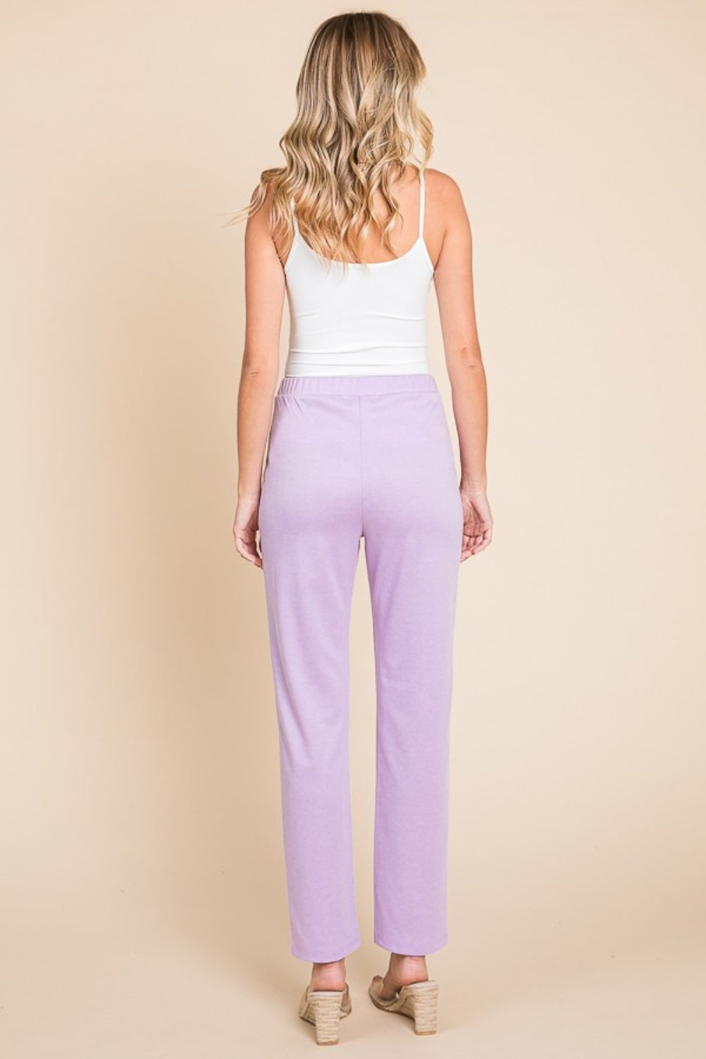 Pantalon slim à pinces Culture Code pleine grandeur