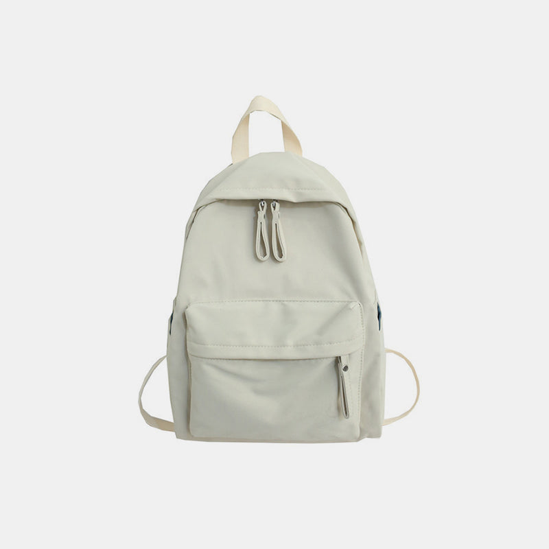 Sac à dos en coton zippé