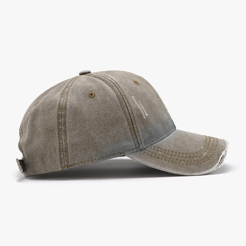 Casquette de baseball ajustable délavée et vieillie