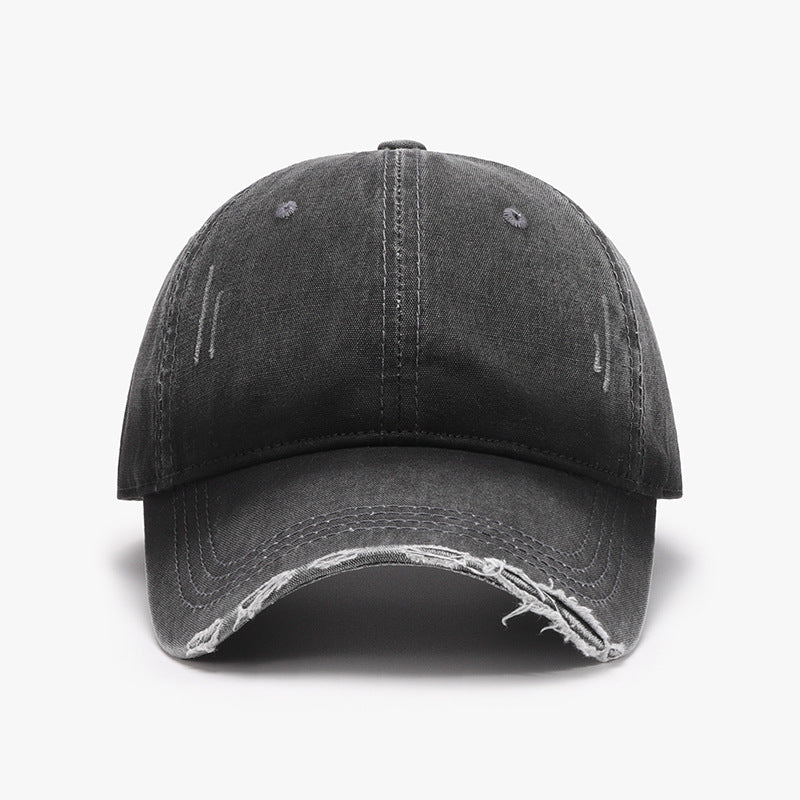 Casquette de baseball ajustable délavée et vieillie