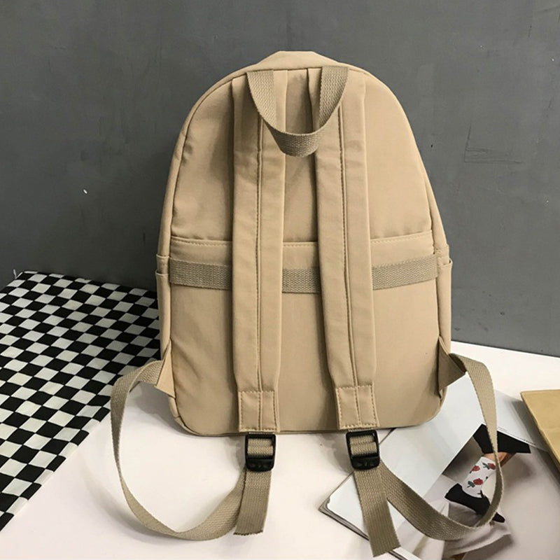 Sac à dos en coton zippé