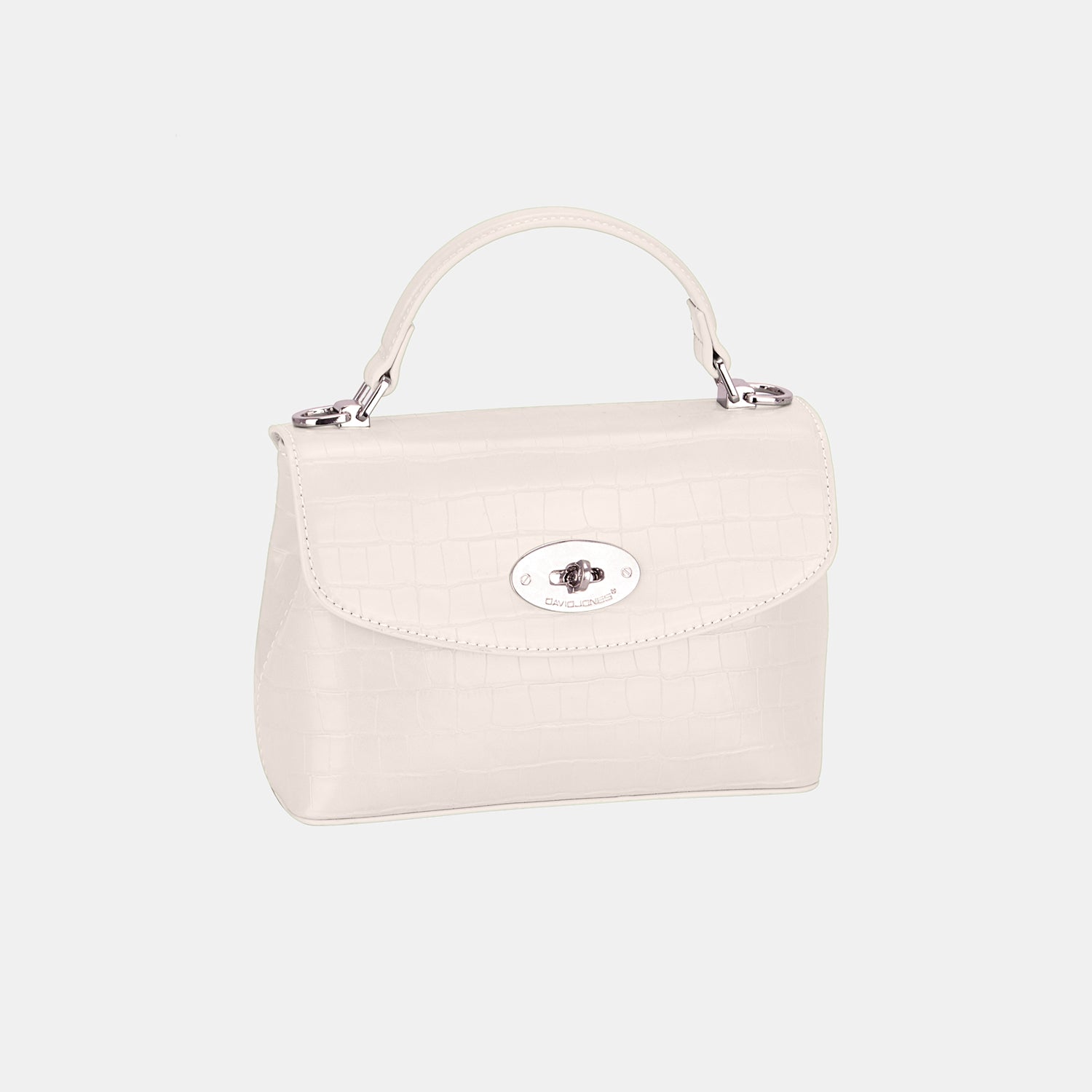 Sac à main en cuir PU texturé David Jones