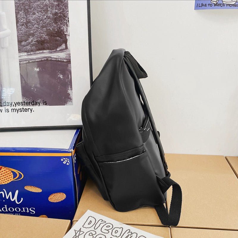 Sac à dos zippé en cuir PU