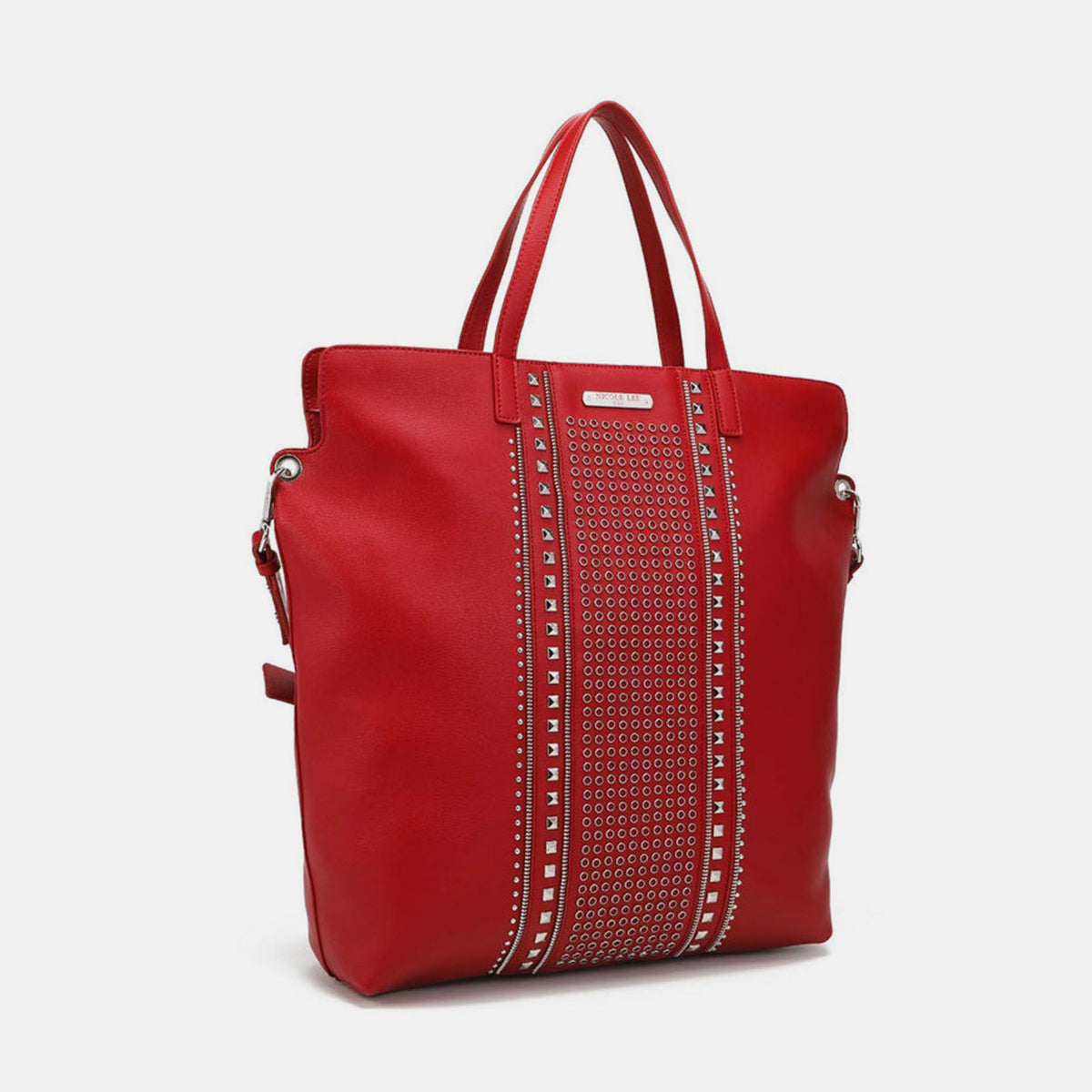 Grand sac fourre-tout clouté Nicole Lee USA