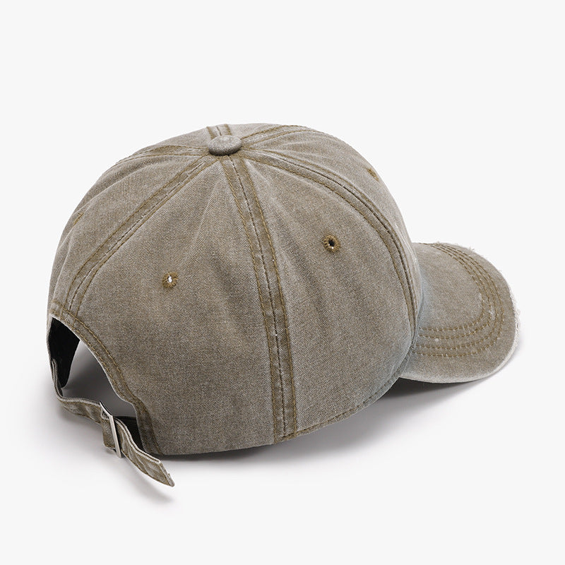 Casquette de baseball ajustable délavée et vieillie