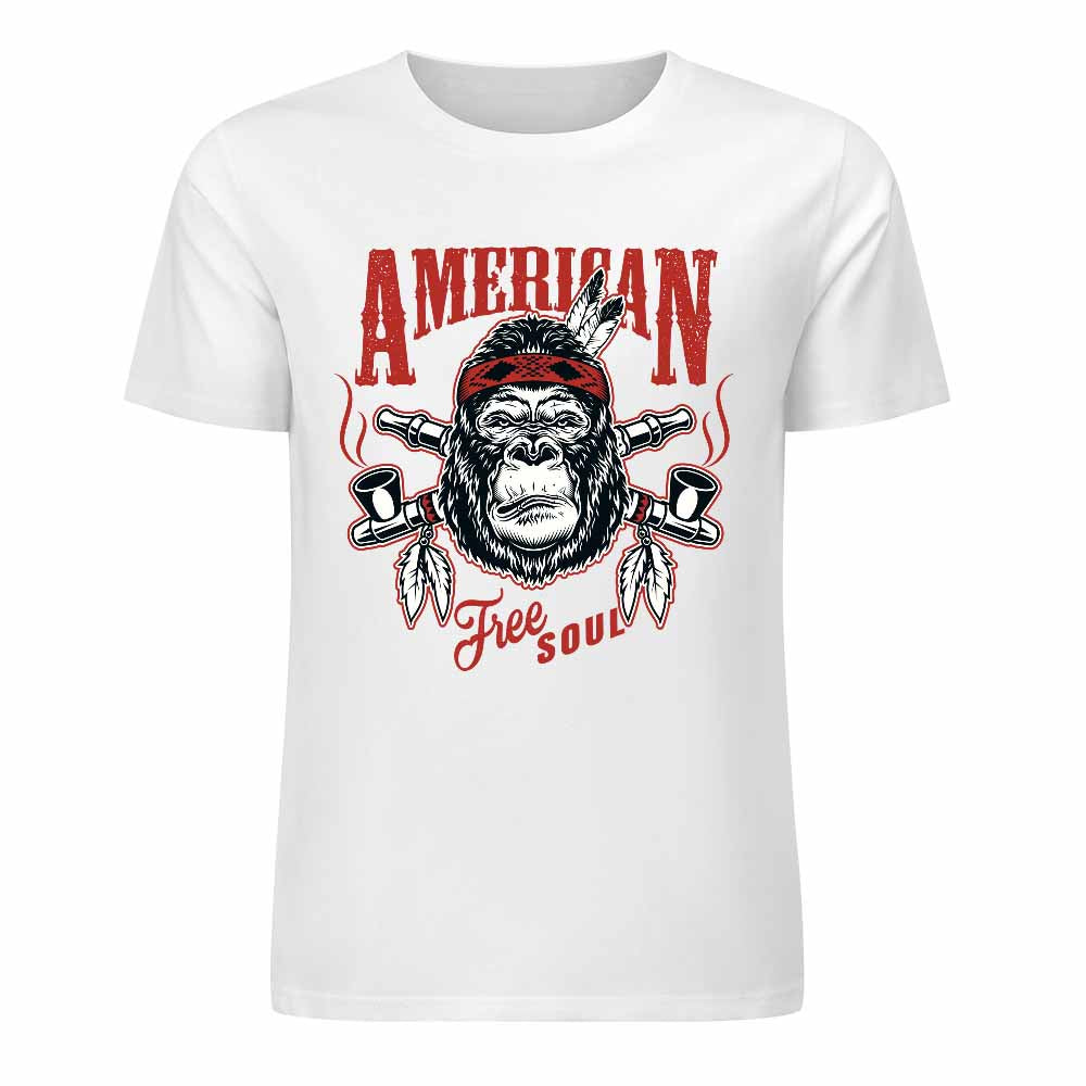 New 2025 Pure cotton short sleeved T-shirt Front print Multiple colors