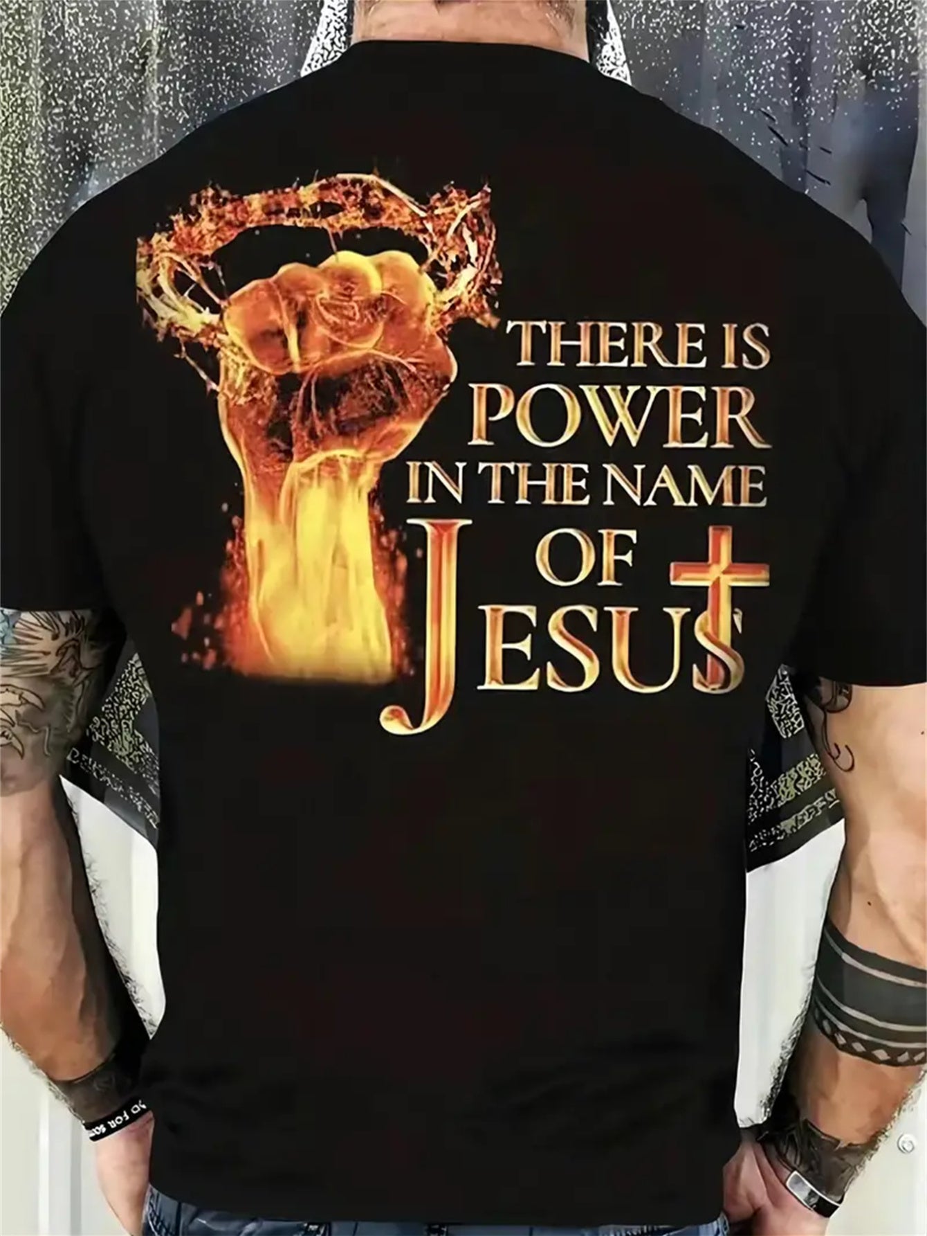 T-shirt décontracté à manches courtes et col rond pour homme