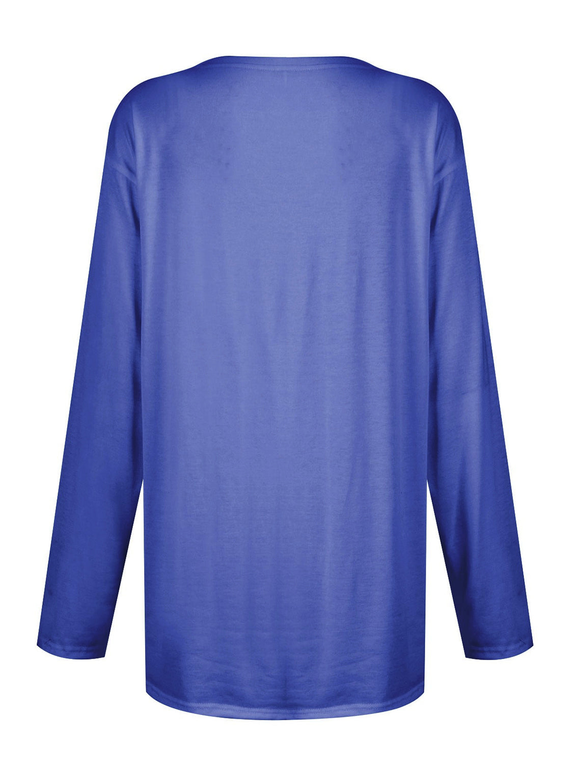 T-shirt à manches longues et col rond avec poches
