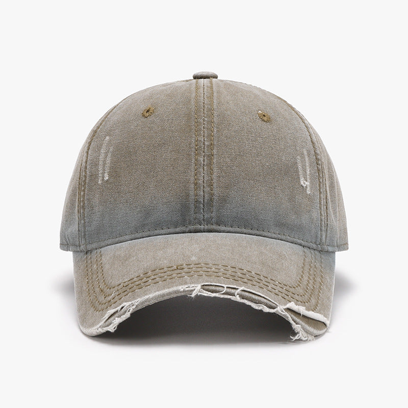 Casquette de baseball ajustable délavée et vieillie
