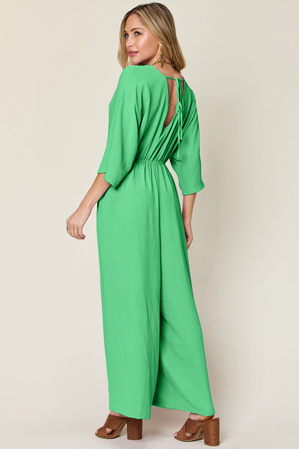 Combinaison à jambes larges et surplis Double Take avec poches